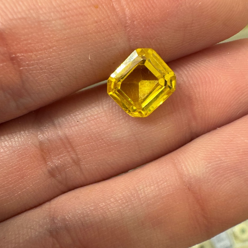 Rare 6.90CTW genuine custom cut tourmaline loose gemstone in gem jar - Picture 13 of 15
